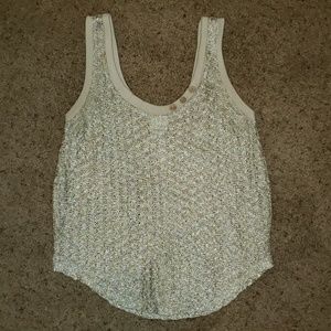 Daytrip shimmery gold tank Size medium